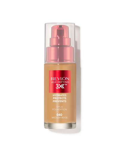 Revlon Age Defying 3X Foundation Medium Beige