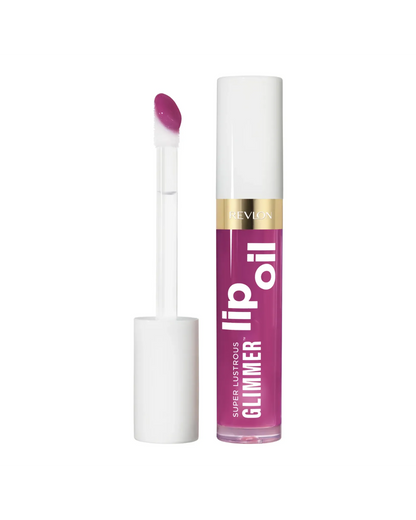 Revlon Super Lustrous Glimmer Lip Oil Plum Pop