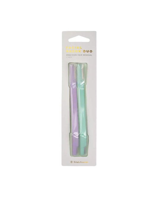 Simply Essential Facial Razors Duo