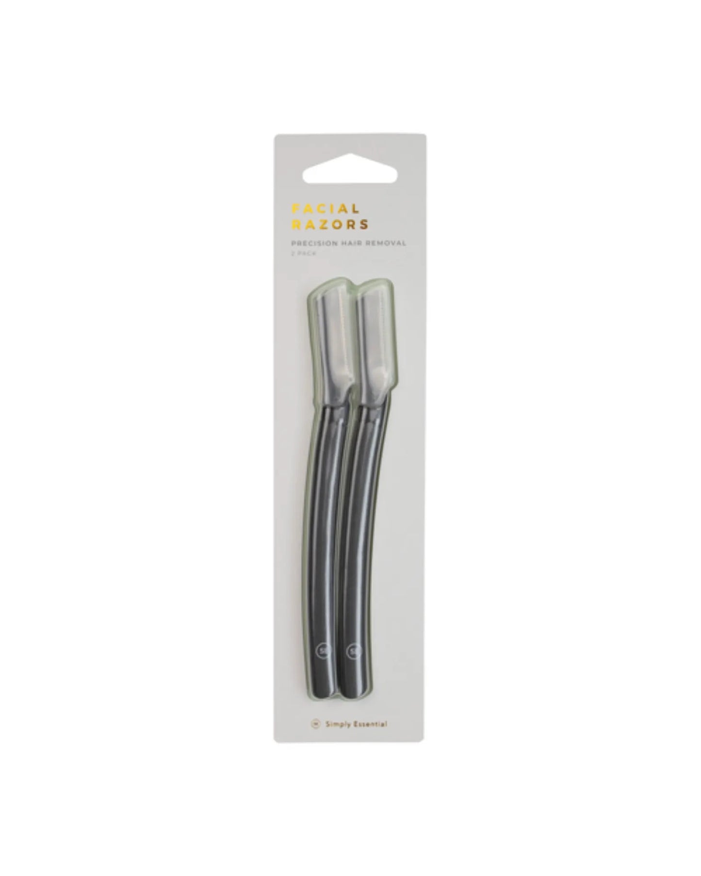 Simply Essential Facial Razors 2pk