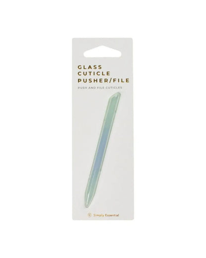 Simply Essential Glass Cuticle Pusher and File