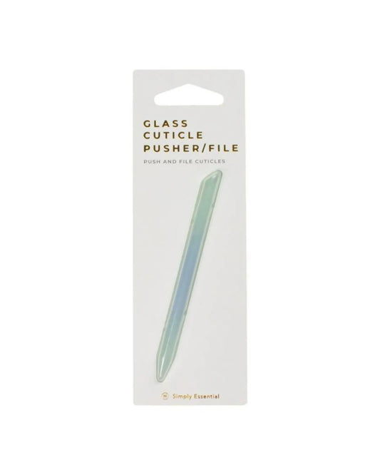 Simply Essential Glass Cuticle Pusher and File