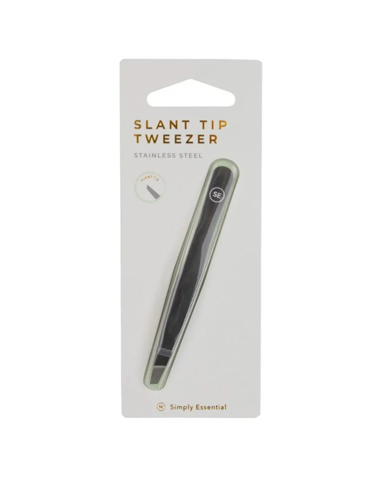 Simply Essential Tweezer Slant Tip Black