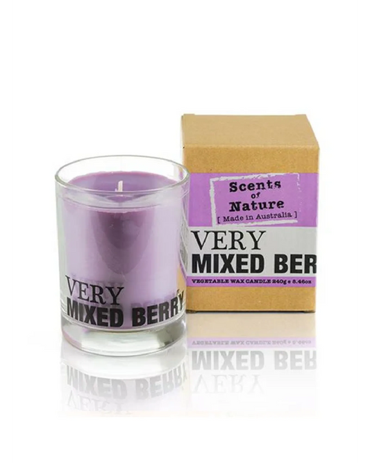 Scents of Nature Very Mixed Berry Candle 240g