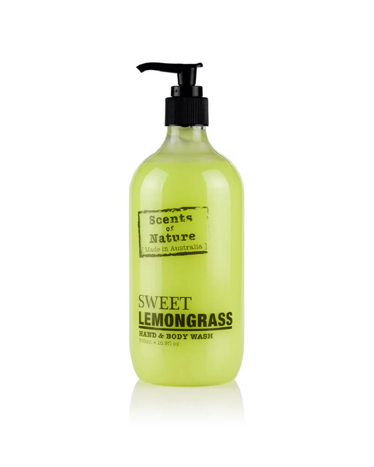 Scents of Nature Sweet Lemongrass Hand & Body Wash 500ml