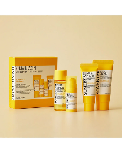 SomeByMi Yuja Niacin Anti Blemish Starter Kit