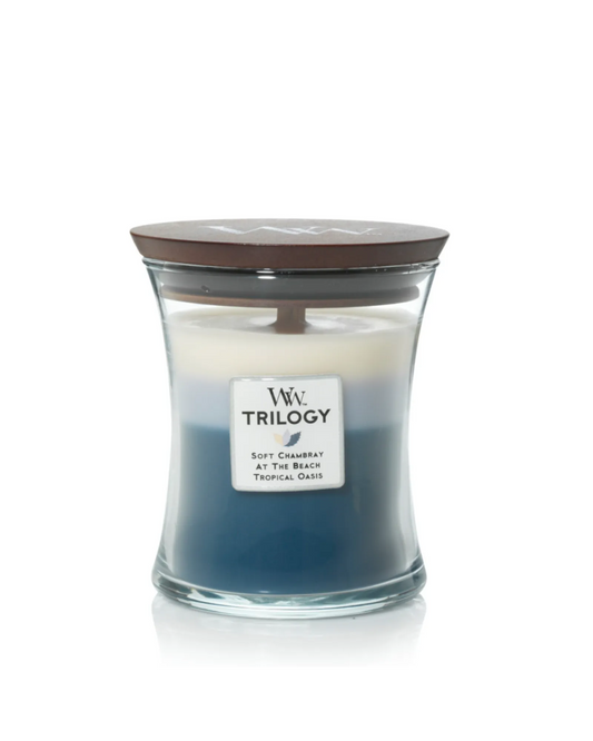 WoodWick Candle Trilogy Beachfront Cottage Medium