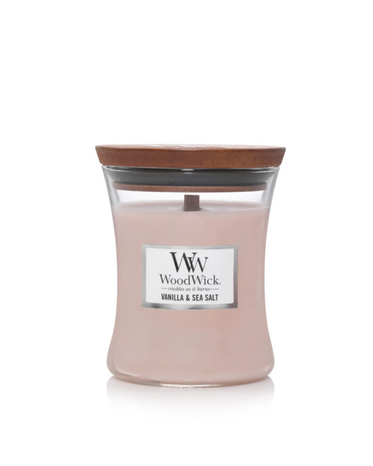 WoodWick Candle Vanilla & Sea Salt Medium
