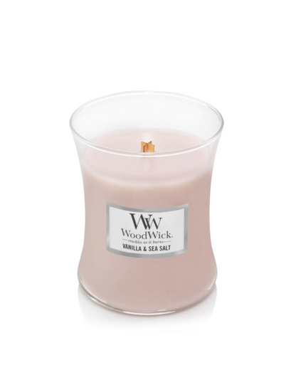WoodWick Candle Vanilla & Sea Salt Medium