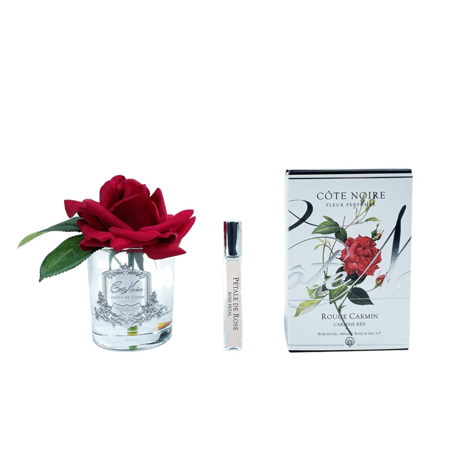 Cote Noire, Real Touch Flower, flower, decor, diffuser, Rose, Carmine Red 