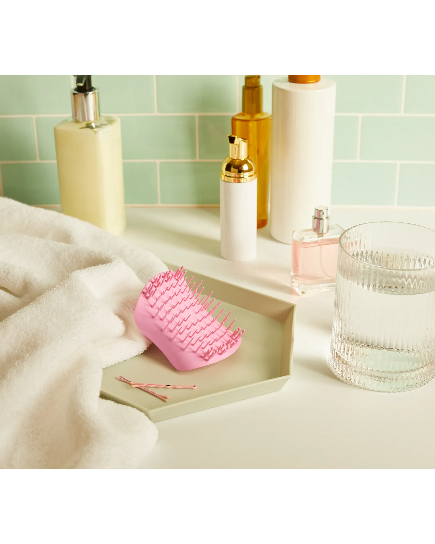 Tangle Teezer Scalp Exfoliator and Massager Pretty Pink