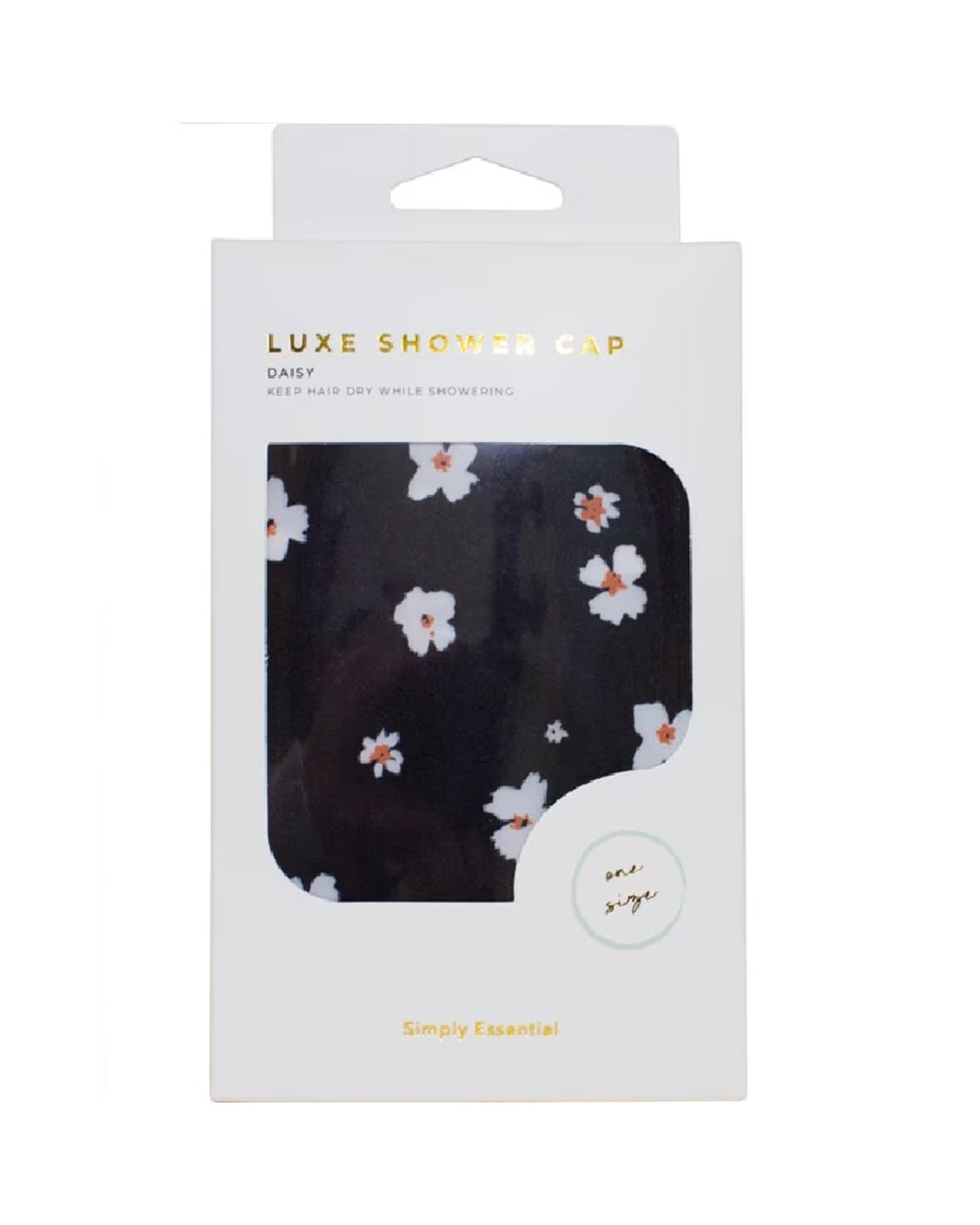 Simply Essential Luxe Shower Cap Daisy