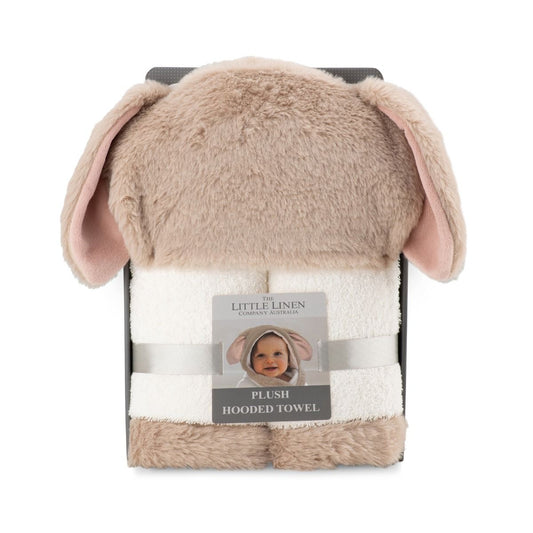 Plush Hooded Towel - Harvest Bunny