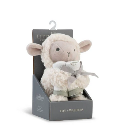 Plush Toy & Washer - Farmyard Lamb