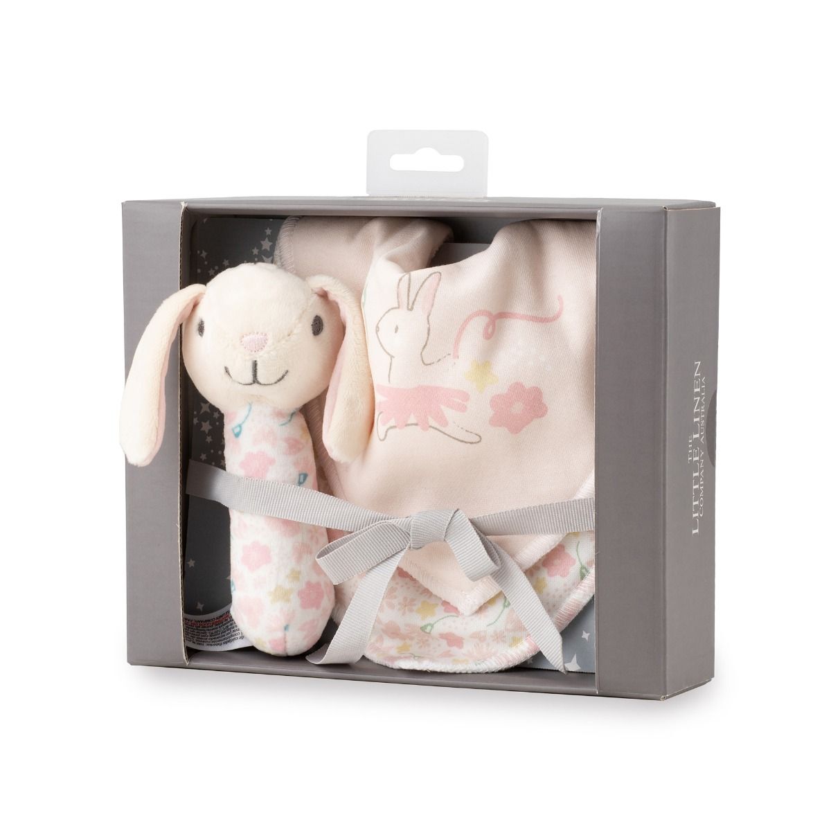 Rattle & Bib Set - Ballerina Bunny