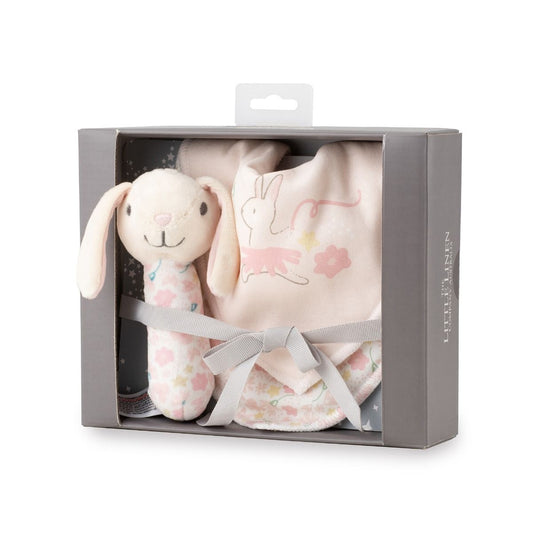 Rattle & Bib Set - Ballerina Bunny