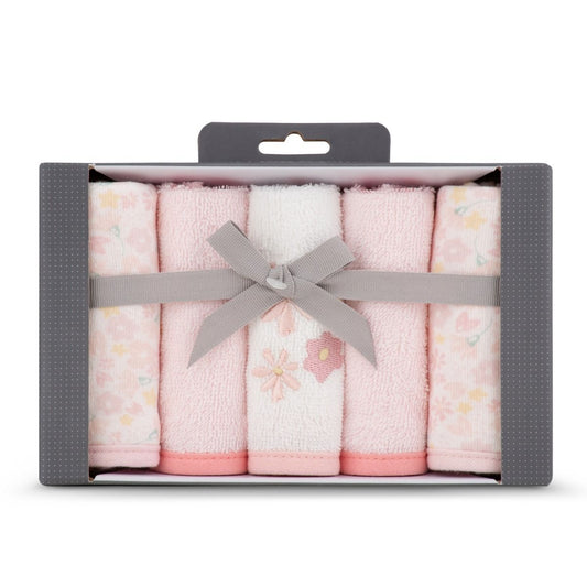 Towelling Washer 5Pk- Ballerina Bunny