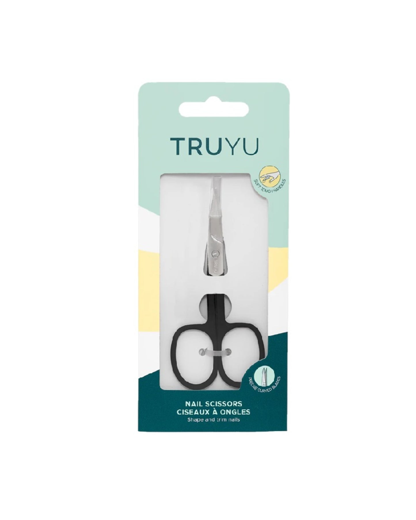 Truyu Nail Scissors Curved Black