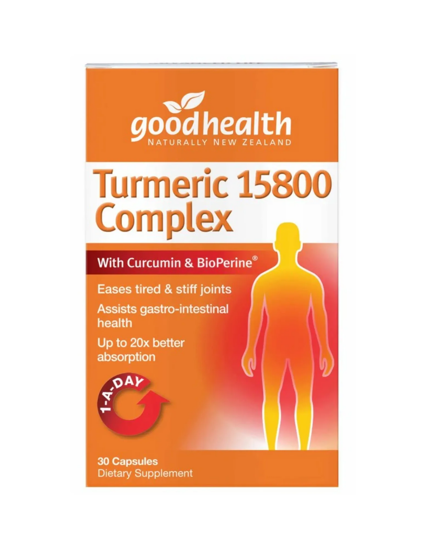 Good Health Turmeric 15800 Complex 30 Capsules