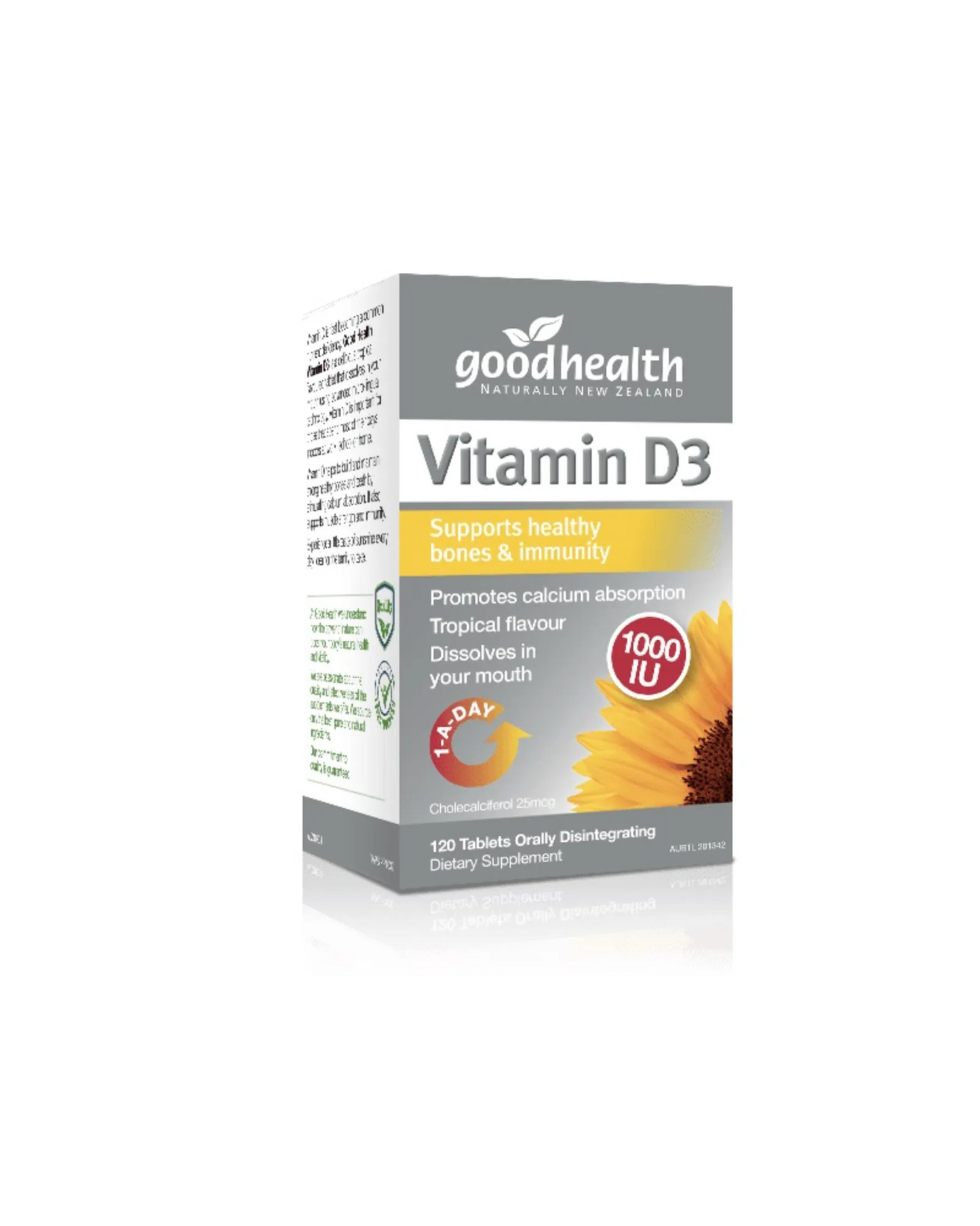 Good Health Vitamin D3 1000IU 120 Tablets