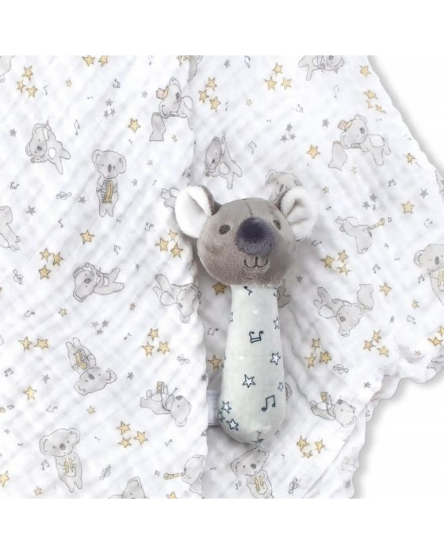 Muslin Wrap & Crinkle Toy - Cheeky Koala