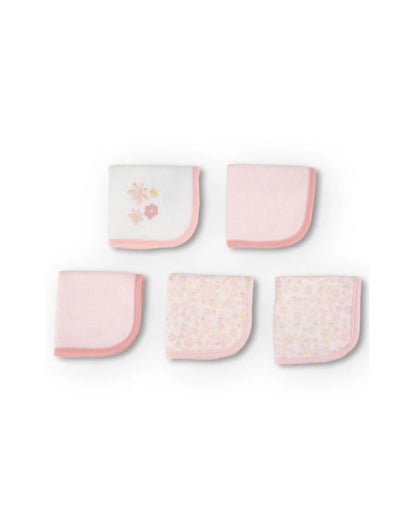 Towelling Washer 5Pk- Ballerina Bunny