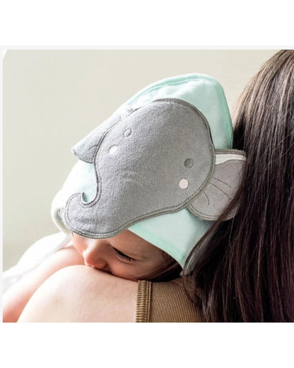 Hooded Towel & Washer Elephant Star