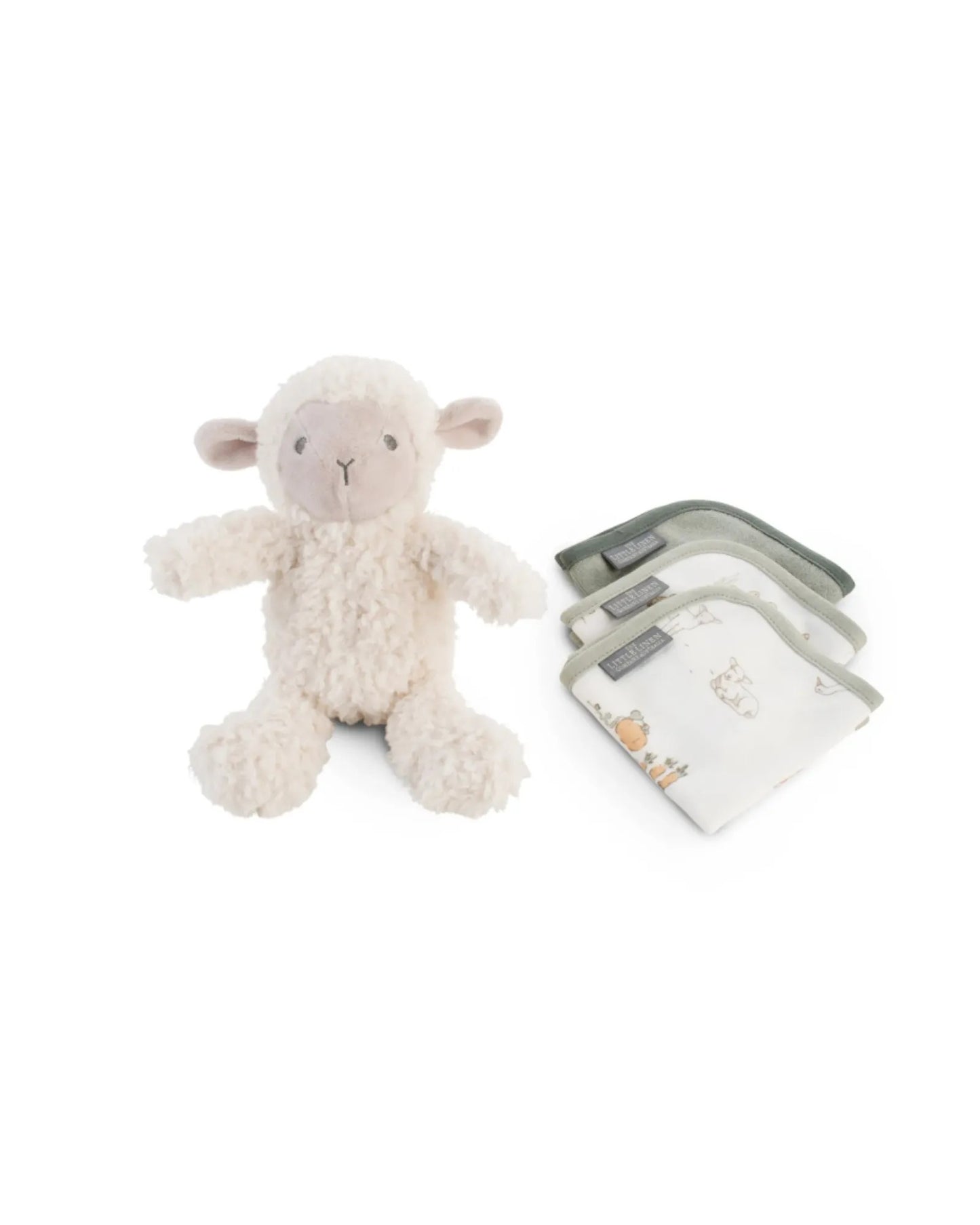 Plush Toy & Washer - Farmyard Lamb