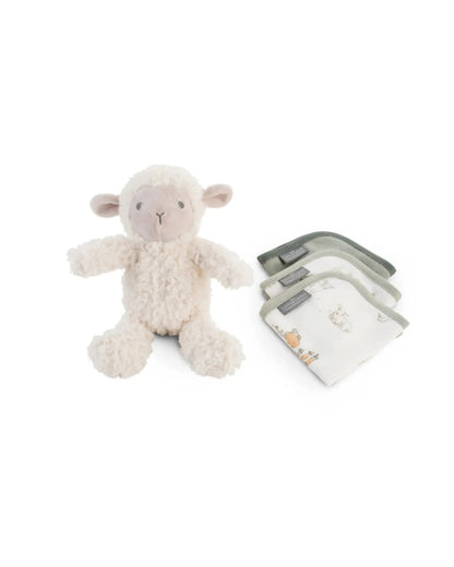 Plush Toy & Washer - Farmyard Lamb